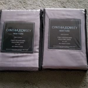 NIB Cynthia Rowley 4 cotton pillowcases